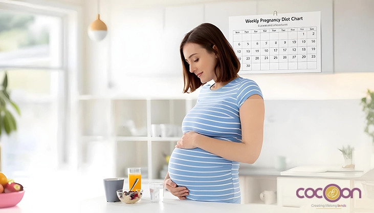 Weekly Pregnancy Diet Chart by Experts